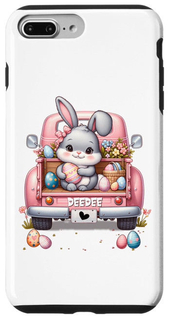iPhone 7 Plus/8 Plus Deedee Bunny With Egg Cute Car Happy Easter Day Case