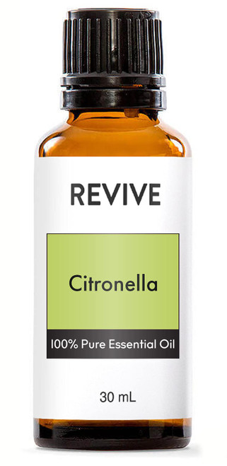 Citronella 30mL by Revive Essential Oils - 100% Pure Therapeutic Grade, for Diffuser, Humidifier, Massage, Aromatherapy, Skin & Hair Care