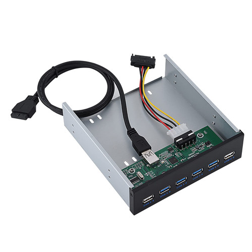 19 Pin To, 6 Interface Metal Front Panel Front Usb 4 * Usb3.0 2 Usb2.0 Panel 3.0 Usb Hub