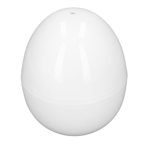 Hard Boiled Egg Cooker, 4 Eggs Capacity ABS Egg Shape Microwave Function Egg Boiler Electric Egg Cooker with Steam Oven for Eggs, Bread, Dumplings