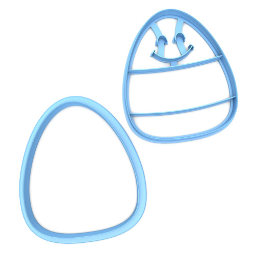 Sweet Prints Inc Set of 2 Smiling Candy Corn Cookie Cutter - Dishwasher Safe (3")