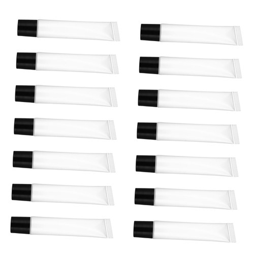 50pcs Lip Gloss Lip Glaze Tube Mini Lip Balm Clear Lip Balm Tubes Clear Lip Gloss Tubes Empty Lip Balm Tube Lip Gloss Squeeze Tubes Lip Gloss in Bulk With Stick Tubular Plastic