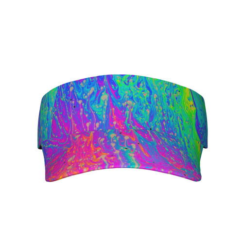 Trippy Psychedelic Magic Visor Hat, Fashion Sports Sun Visor Hat, Adjustable Golf Hats for Women Men