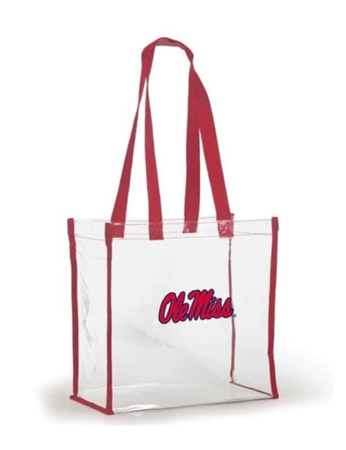 Desden Ole Miss 214 NCAA Clear Stadium Tote Purse Bag