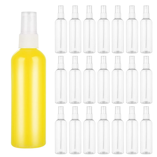 APACALI 30PCS 4 Oz Spray Bottle Mini Mist Sprayer Clear Fine Small Spray Bottle Empty Travel Spray Bottles Reusable Liquid Containers Water Spray Bottle for Perfume, Plant(120ml)