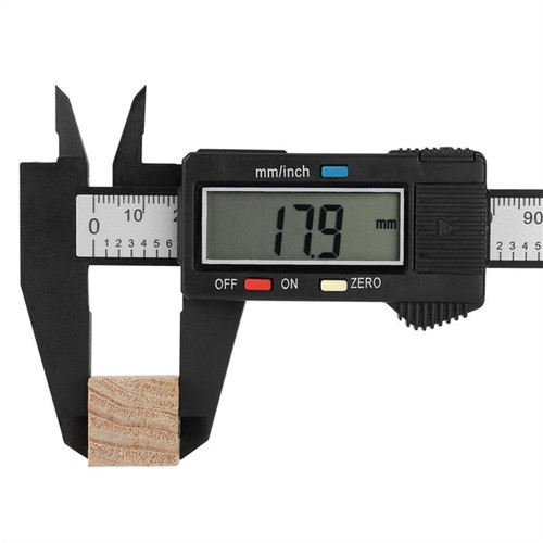 Vernier Caliper 0-150mm LCD Digital Electronic Carbon Fiber Vernier Caliper 6 inch Calliper Micrometer Digital Ruler Measuring Tool 150mm 0.1mm Gauge Micrometer
