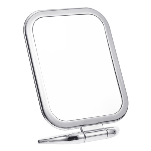 FRCOLOR 2pcs Double Sided Makeup Mirror Travel Vanity Mirror Dresser Mirrors Mini Vanity Desk Hand Held Mirror