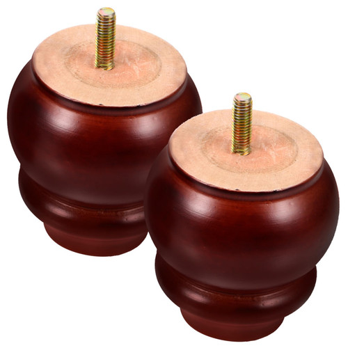 Veemoon 2pcs Desk Legs Wooden Furniture Leg for Table Wooden Furniture Leg for Cabinet Wood Couch Legs Wood Legs for Furniture Chair Leg Wood Sofa Legs Solid Wood Small Table Legs Feet