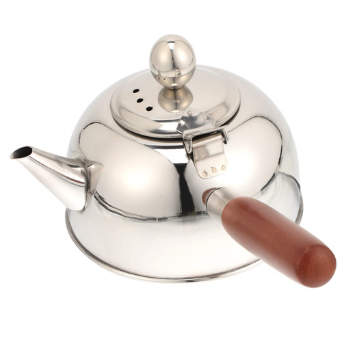 Mikinona Stovetop Kettles Korean Pot Tea Pots for Loose Tea Whistling Flower Tea Pot Stovetop Tea Kettle Boiling Teapot Stove Kettle Outdoor Tea Pot Kung Fu Tea Stainless Steel Iron Kettle