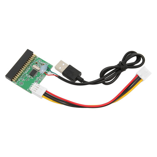 3.5" USB External Floppy Disk Drive, 1.44MB USB Floppy Drive Reader Plug and Play 34 Pin to USB Cable Adapter for 1.44MB Floppy Drive
