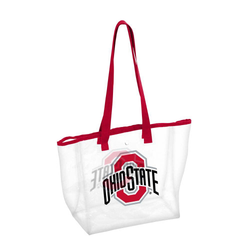 Logo Brands Ohio State Buckeyes Clear Stadium Tote Bag