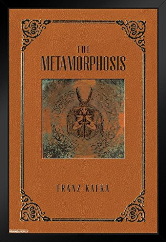 Pyramid America PAG80The Metamorphosis Franz Kafka Retro Art Print Framed Poster 14x20 inch
