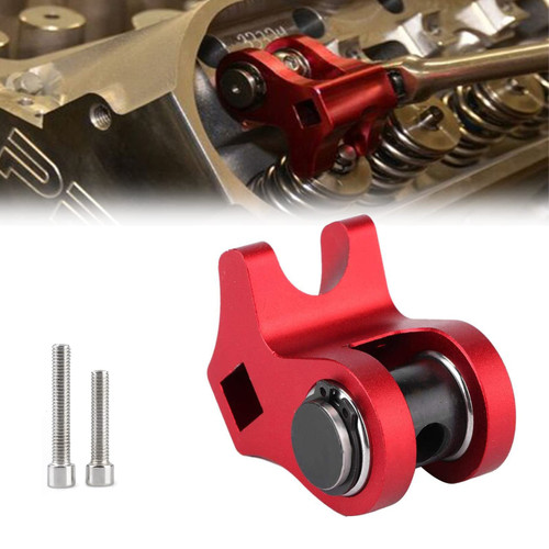 CNSPEED Ls Valve Spring Installation Tool Aluminum Valve Spring Compressor Tool for LS2 LS1 Style Valve Spring Installation (Red)