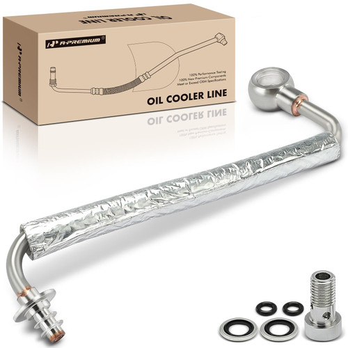A-Premium Turbocharger Turbo Oil Feed Line Pipe Tube Compatible with Buick, Chevrolet Vehicles - 1.4L - Encore 2013-2021, Cruze 2011-2016, Sonic 2012-2020, Trax 2013-2021 - Replaces 25200947, 55592600 A-Premium Turbocharger Turbo Oil Feed Line Pipe Tube Compatible with Buick, Chevrolet Vehicles - 1.4L - Encore 2013-2021, Cruze 2011-2016, Sonic 2012-2020, Trax 2013-2021 - Replaces 25200947, 55592600