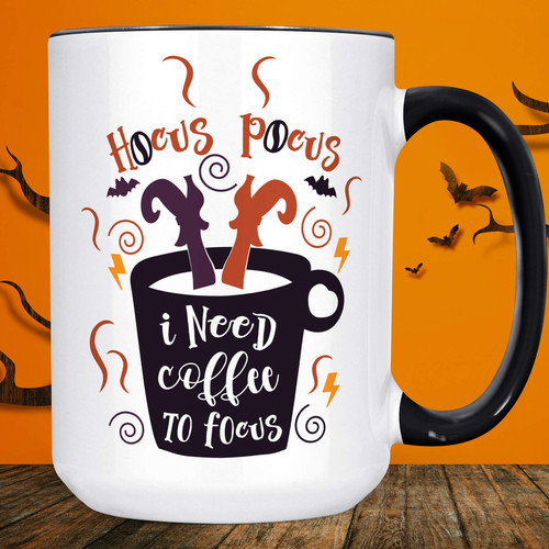 Hocus Pocus I Need Coffee To Focus Halloween Fall Gift Mug Microwave Dishwasher Safe Hocus Pocus I Need Coffee To Focus Halloween Fall Gift Mug Microwave Dishwasher Safe