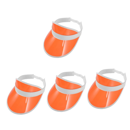 KALLORY 4pcs Sun Visor Sun Shade Hats for Women Visor Hat for Men Beach Sun Hats for Women Running Visor Kid Sun Hat Men Beach Hat Mens Sun Hat Visors Miss Headband Sun Protection Fabric