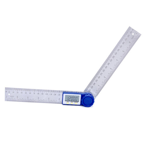 Veemoon Digital Display Angle Ruler Digital Angle Finder Ruler Woodworking Ruler Angle Measuring Tools Multitools Digital Angle Gauge Digital Display Level Ruler Protractor Student Bevel