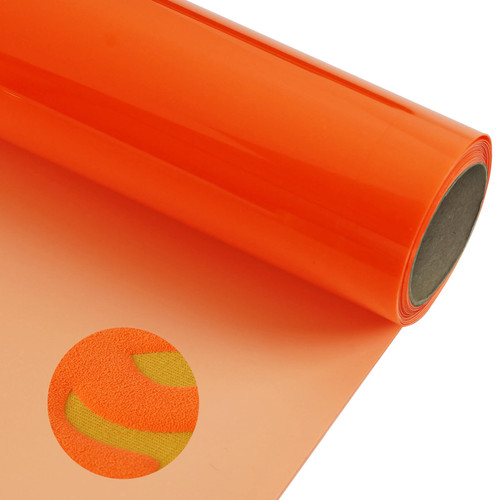 HTVVETUR 3D Puff Vinyl Heat Transfer, 12" x 12ft Puff HTV Iron on Vinyl, 3D Puff Heat Transfer Vinyl for Heat Press T Shirt, HTV Roll for Cricut or Mark (Orange, 12FT) HTVVETUR 3D Puff Vinyl Heat Transfer, 12" x 12ft Puff HTV Iron on Vinyl, 3D Puff Heat Transfer Vinyl for Heat Press T Shirt, HTV Roll for Cricut or Mark (Orange, 12FT)
