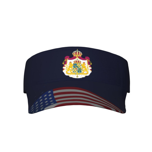 Coat of Arms of Swedish Visor Cap Adjustable Uv Protection Sun Visor Hats Empty Top Baseball Hat for Women and Men Black Coat of Arms of Swedish Visor Cap Adjustable Uv Protection Sun Visor Hats Empty Top Baseball Hat for Women and Men Black