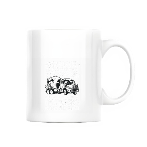Concrete Mixer Truck Gift For Construction Workers Painters and DIYers 11oz 15oz White Coffee Mug