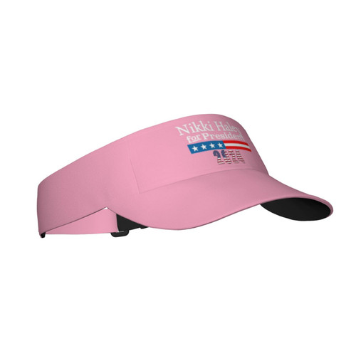 Sun Visors Nikki Haley 2024 for President Sunscreen Sport Baseball Empty Top for Women Men Black