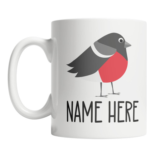 Personalized Bullfinch Mug - Custom Bullfinch Coffee Mug With Name On It (11oz)