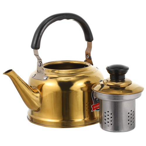 MAGICLULU 1 Pc Kettle Water Boiling Teapot Whistling Tea Pot Sounding Teapot Stovetop Boiling Pot Teapot for Stove Safe Tea Pots for Stove Stainless Tea Pot Four Leaf Portable Plastic