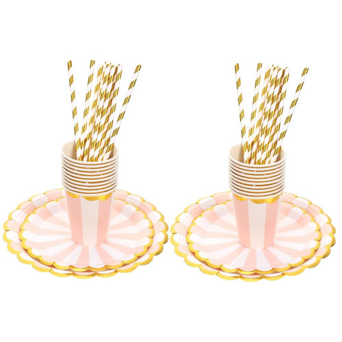 FRCOLOR 2 Sets Party Paper Plate Set Birthday Tableware Kits Paper Trays Cutlery Paper Dinner Plates Birthday Paper Plates Party Dinner Plates Dot Tableware Kits Party Supplies Pink Chic FRCOLOR 2 Sets Party Paper Plate Set Birthday Tableware Kits Paper Trays Cutlery Paper Dinner Plates Birthday Paper Plates Party Dinner Plates Dot Tableware Kits Party Supplies Pink Chic