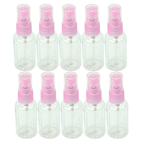 Frcolor 10 PCS 30ml Portable Refillable Plastic Fine Mist Perfume Make Up Clear Empty Spray Sprayer Bottle Cosmetic Atomizers (Pink) Frcolor 10 PCS 30ml Portable Refillable Plastic Fine Mist Perfume Make Up Clear Empty Spray Sprayer Bottle Cosmetic Atomizers (Pink)