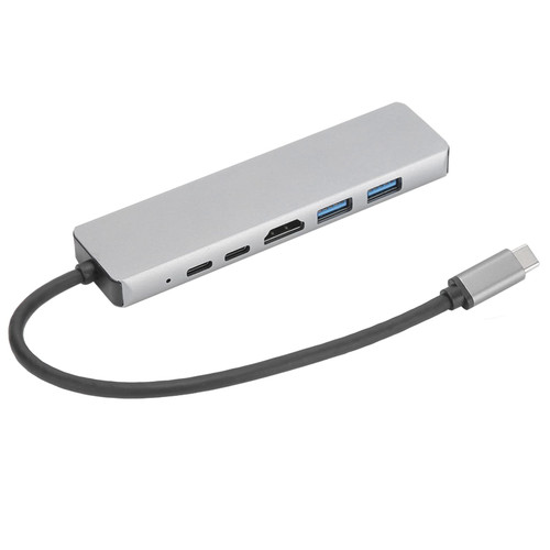 6?in?1 Docking Station Type?C to HD Multimedia Interface /87WPD/ RJ45 USB3.1 4K Docking Station Adapter Stable for Electronic