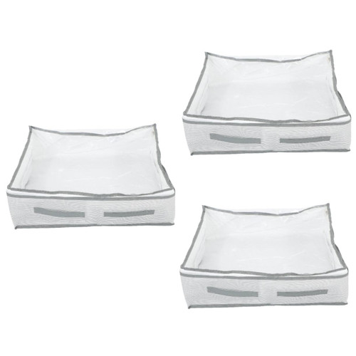 PRETYZOOM 3pcs Storage Bag Storage Bins with Lids Moving Boxes Sundries Organizer Clothing Storage Travel Laundry Bags Moving Bags Blanket With Cover Non-woven Fabric H15