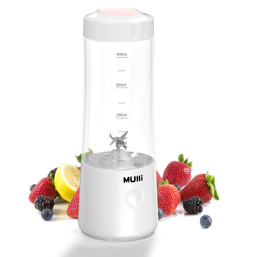 Mulli Portable Blender,USB Rechargeable Personal Mixer for Smoothie and Shakes, Mini Blender with Six Blades for Baby Food,Travel,Gym Mulli Portable Blender,USB Rechargeable Personal Mixer for Smoothie and Shakes, Mini Blender with Six Blades for Baby Food,Travel,Gym
