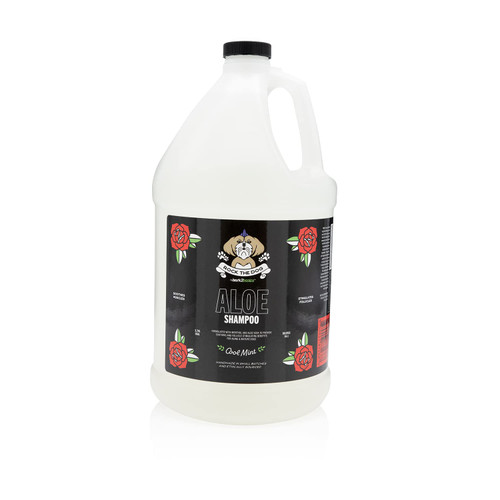 Rock The Dog Aloe Pet Shampoo, 1 Gallon - Enriched with Menthol for Cooling and Soothing The Skin, Adds Moisture and Hydration to The Skin and Coat, 16:1 Concentration, Professional