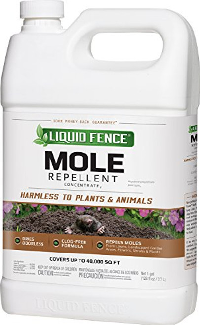 Liquid Fence Mole Repellent Concentrate, 1-Gallon