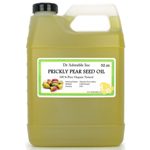 - 32 oz - Prickly Pear Seed Oil - 100% Pure Natural Organic Cold Pressed - 32 oz - Prickly Pear Seed Oil - 100% Pure Natural Organic Cold Pressed