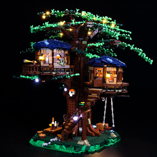 LED Light kit for Tree House - ONLY Light Kit Included, Lighting for Lego 21318 Building Blocks Model