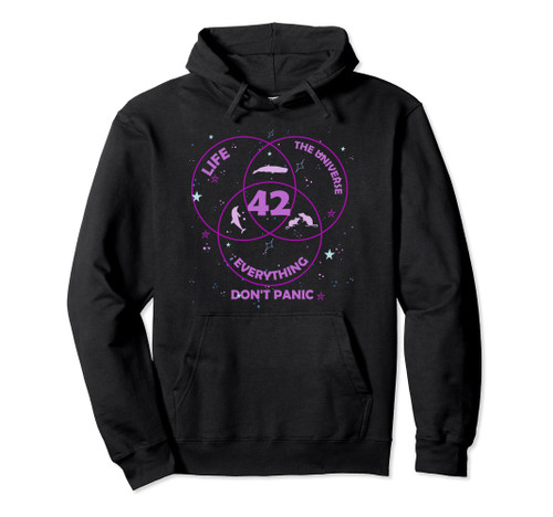 42 Answer to Life Universe Everything Hoodie Pullover Hoodie
