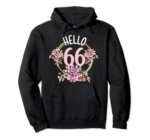 Hello 66 Year Old 66th Birthday It's My 66th Bday Pullover Hoodie