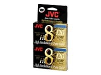 Jvc P6120HMPJH2 Hi 8 Metal Particle Video Tape (120 Min, 2Pk)