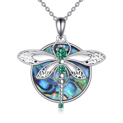 Drgonfly Necklace Sterling Silver Abalone Dragonfly Pendant Jewelry Christmas Gifts for Dragonfly Lover Women Girls Drgonfly Necklace Sterling Silver Abalone Dragonfly Pendant Jewelry Christmas Gifts for Dragonfly Lover Women Girls