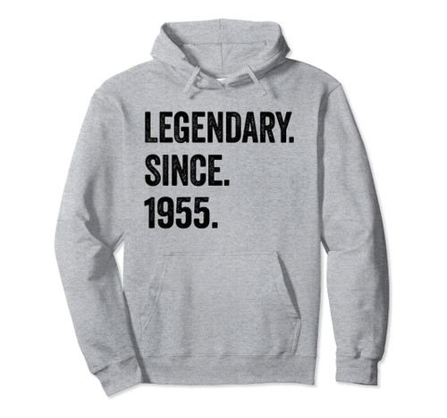 69 Years Old Legendary Since 1955 69th Birthday Pullover Hoodie