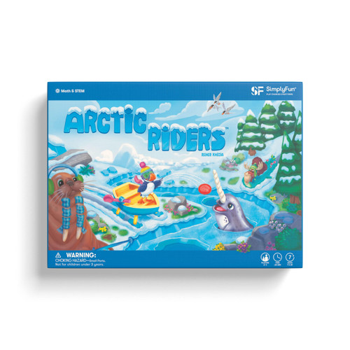 Arctic Riders - Educational & Fun Math Games for Kids - Practice Your Addition & Subtraction Skills - 2 to 4 Players, for Kids 7 & Up Arctic Riders - Educational & Fun Math Games for Kids - Practice Your Addition & Subtraction Skills - 2 to 4 Players, for Kids 7 & Up