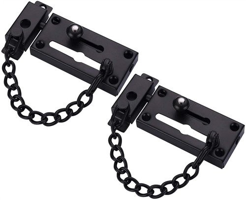 Hotel Door Lock, Door Chain Lock,Chain Safe Buckle,Latch Safety Limiter,Metal Stainless Steel Anti-Theft Chain Door Buckle Anti-Theft Buckle Safety Chain Door Bolt Anti-Theft Chain (Color ((Color :