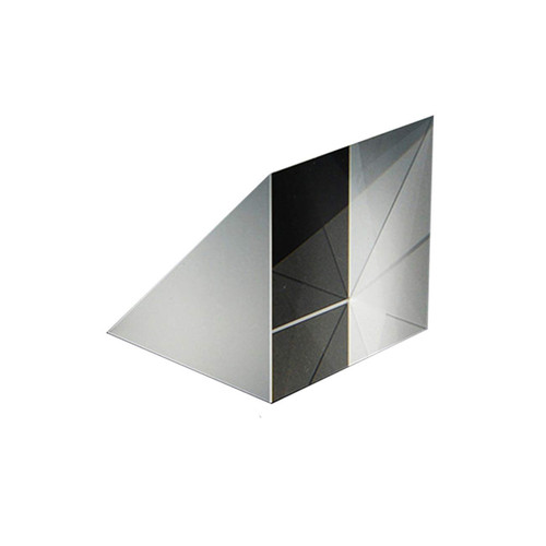 Optical Glass Triangular Prism, Crystal Rainbow Maker for Photography Science Experiments Physics Teaching Light Spectrum Isosceles Right Angle,50mm
