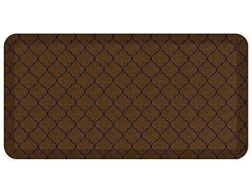 Standing Comfort Anti Fatigue Mat: Foam Ergonomic Standing Floor Mat - Non Slip Cushioned Kitchen Mat - Anti-Fatigue Standing Desk Pad - Durable & Stain Resistant Top - 20"x39" - Trellis Brown Standing Comfort Anti Fatigue Mat: Foam Ergonomic Standing Floor Mat - Non Slip Cushioned Kitchen Mat - Anti-Fatigue Standing Desk Pad - Durable & Stain Resistant Top - 20"x39" - Trellis Brown