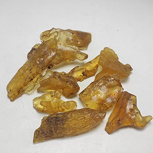 Home Collections Natural Amber Stone Rough Crystals Home Decoration Jewelry Raw Materials Stone (Size : 50g)