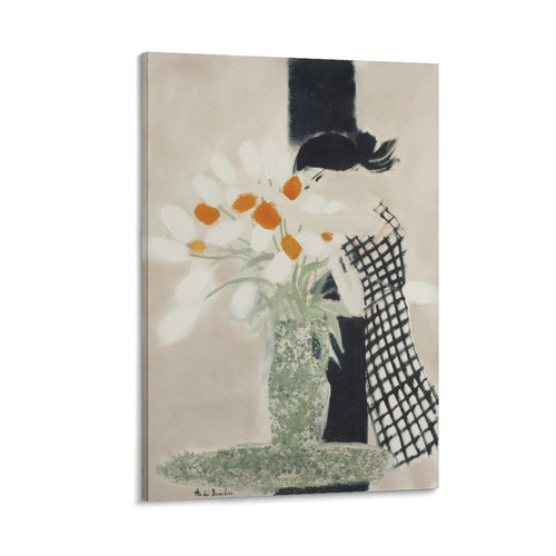 Artist Andre Brasilier Art Painting Poster Canvas Wall Art Posters For Room Aesthetic And Decor 55 Poster for Bedroom Living Room Decor 12x18inch(30x45cm) Frame-style