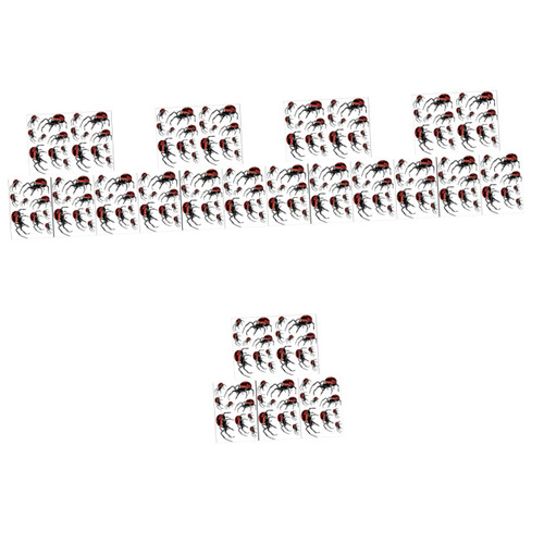 25 Sheets Spider Sticker Halloween Spider Decor Halloween Window Sticker Adhesive Halloween Wall Decal Halloween Decor Portable Halloween Stickers Spider Web Removable PVC