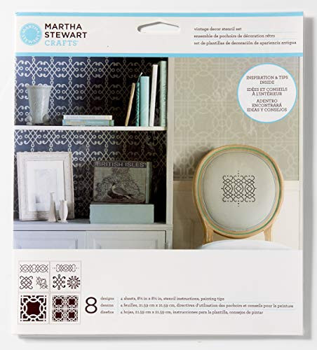 Martha Stewart Crafts 33556 Martha Stewart Ornamental Trellis 4pk Stencil