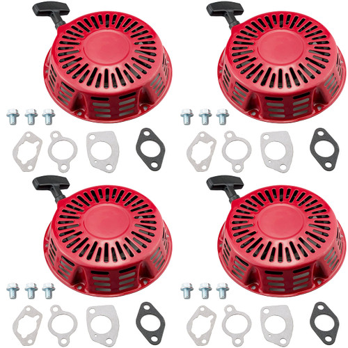 4 Pack Recoil Starter Assembly for Honda GX340 GX390 GX420 11Hp 13Hp 16Hp Engine Harbor Freight Chicago Electric Predator 420cc Engine Champion 389cc 420cc 439cc Engine